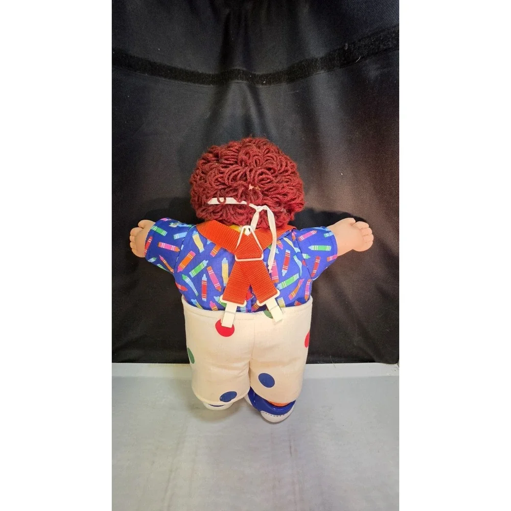 Vintage 1984 Cabbage Patch Kids Clown Doll Red Hair Green Eyes